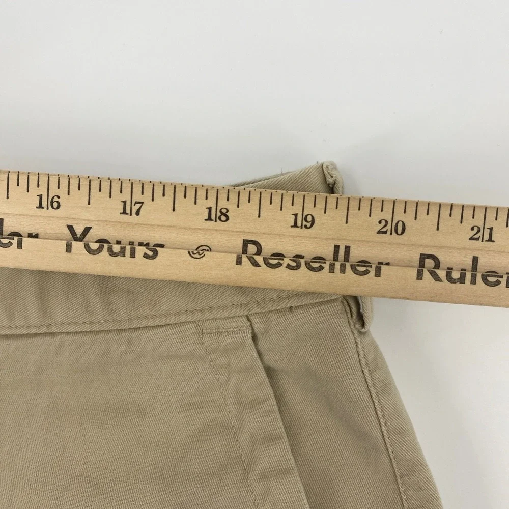 Duluth Flex Ballroom Khakis Shorts Mens Tag 40 Fits 39 Tan Stretch Utility Work